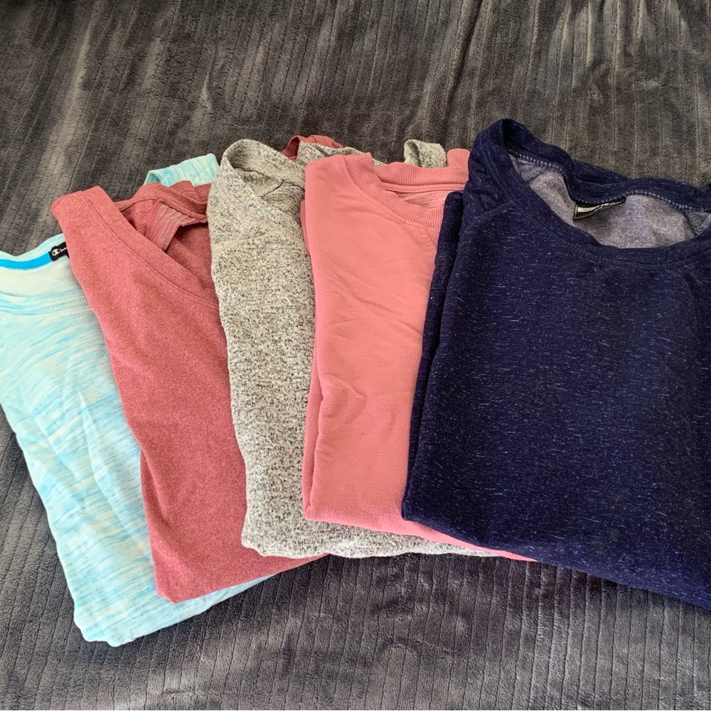 Bundle of 5 Casual Womens Tops Champion BCG 32 Degrees M